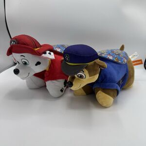Paw Patrol Pillow Pet Sleeptime Lites Chase And Marshall Set Night Lights